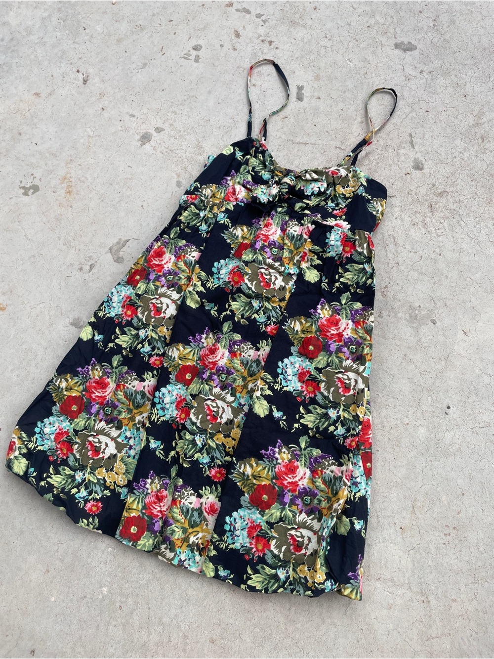 Wet Seal RARE Vintage Y2K Bubble Hem Floral Babydoll Dress - Picture 2 of 6